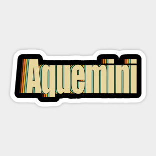 Aquemini Sticker